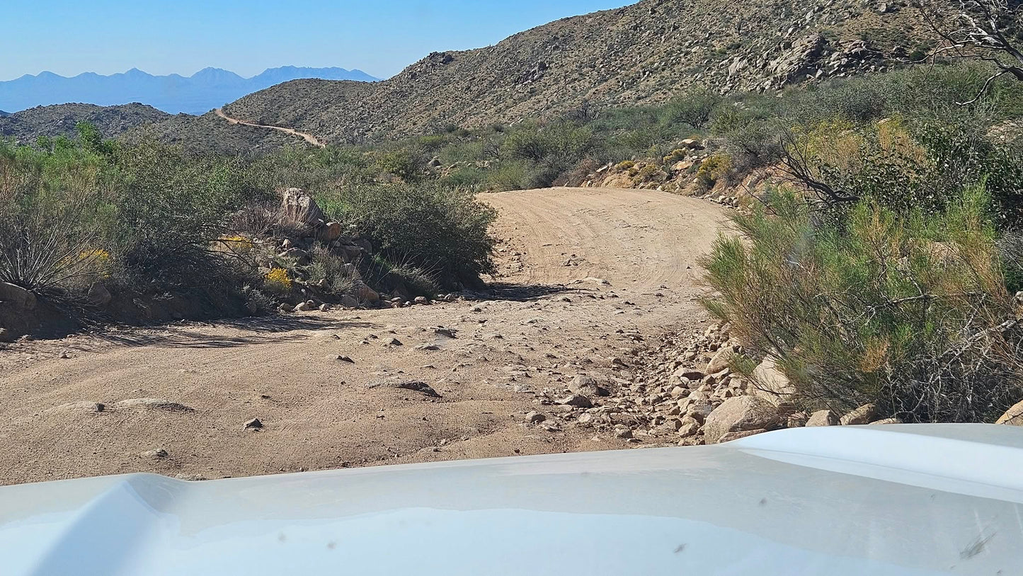 Off-road path leading from Brown's Peak