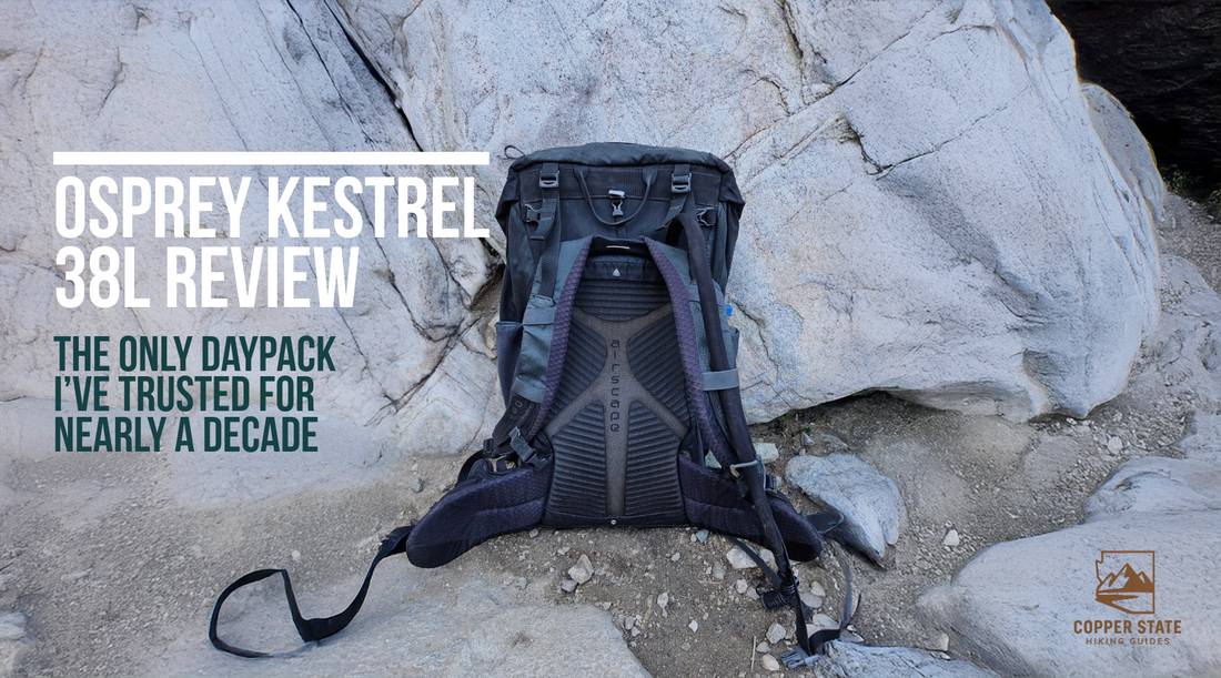 Osprey Kestrel 38L Review: The Only Daypack I've Trusted for 9 Years Copper State Hiking Guides Osprey Kestrel 38L Review: The Only Daypack I've Trusted for 9 Years Copper State Hiking Guides